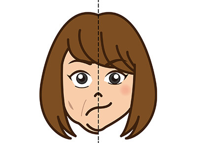 顔のゆがみがもたらすこと